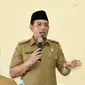 Wawako Bengkulu Dedy Wahyudi saat menghadiri pembentukan Badan Keswadayaan Masyarakat (BKM) se-Kecamatan Singaran Pati, Kota Bengkulu (Media Center Kota Bengkulu / Liputan6.com)