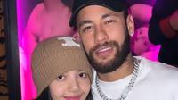 Lisa Blackpink dan pesepak bola Neymar. (Instagram/ lalalalisa_m)