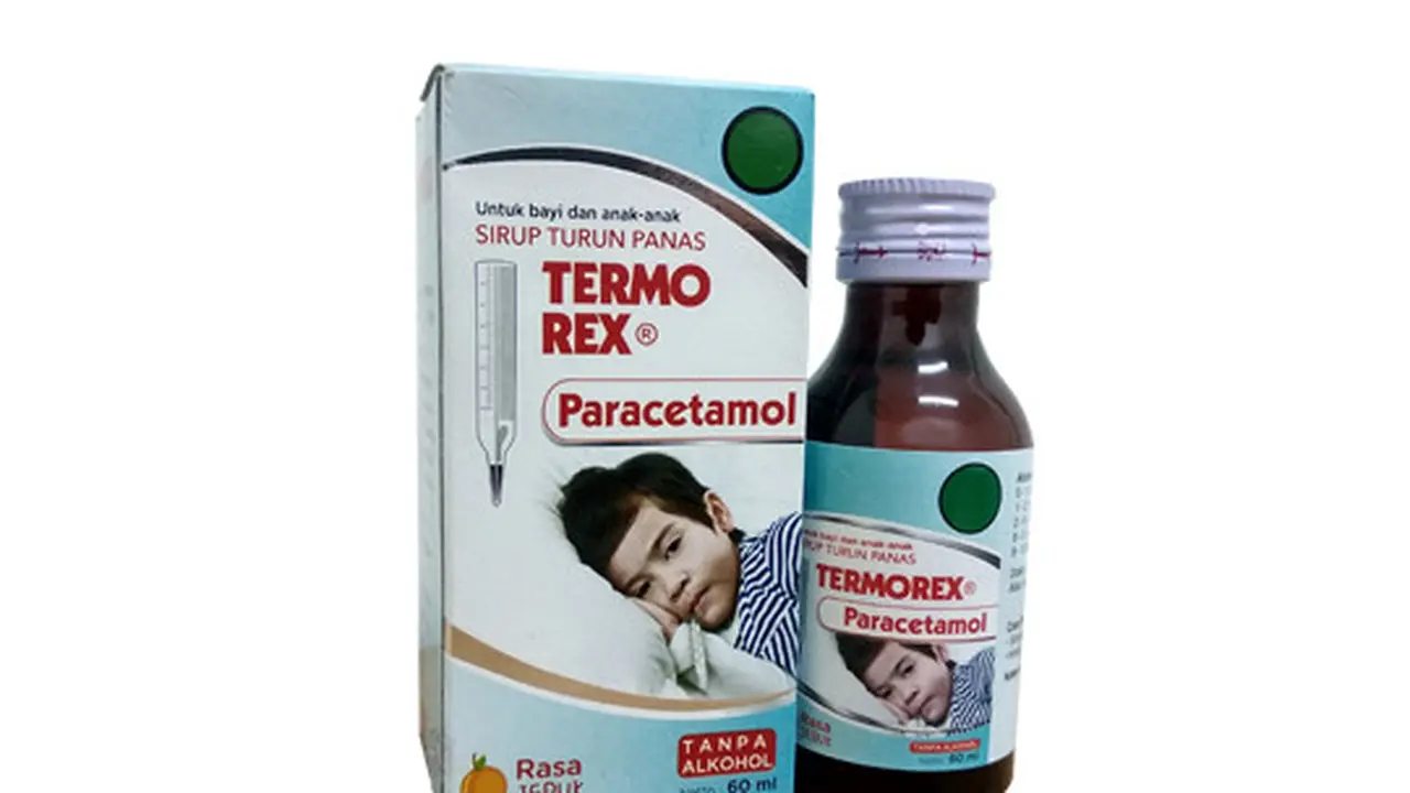 Termorex Paracetamol. Konimex Stop Produksi dan Tarik Obat Sirup Termorex Terkait Kasus Gagal Ginjal Akut. credit: Halodoc