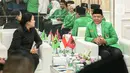 Ganjar mengapresiasi semangat para kader PPP Banten dalam menyambut Pemilu dan Pilpres 2024. (Liputan6.com/Faizal Fanani)