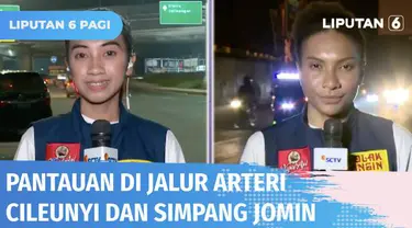 Arus lalu lintas di Jalur Arteri Cileunyi pada Minggu (08/05) terlihat ramai lancar. Persimpangan Cileunyi jadi salah satu titik kemacetan di jalur selatan. Belum terlihat antrean panjang di GT Cileunyi. Di Jalur Arteri Karawang, ramai lancar dari ke...