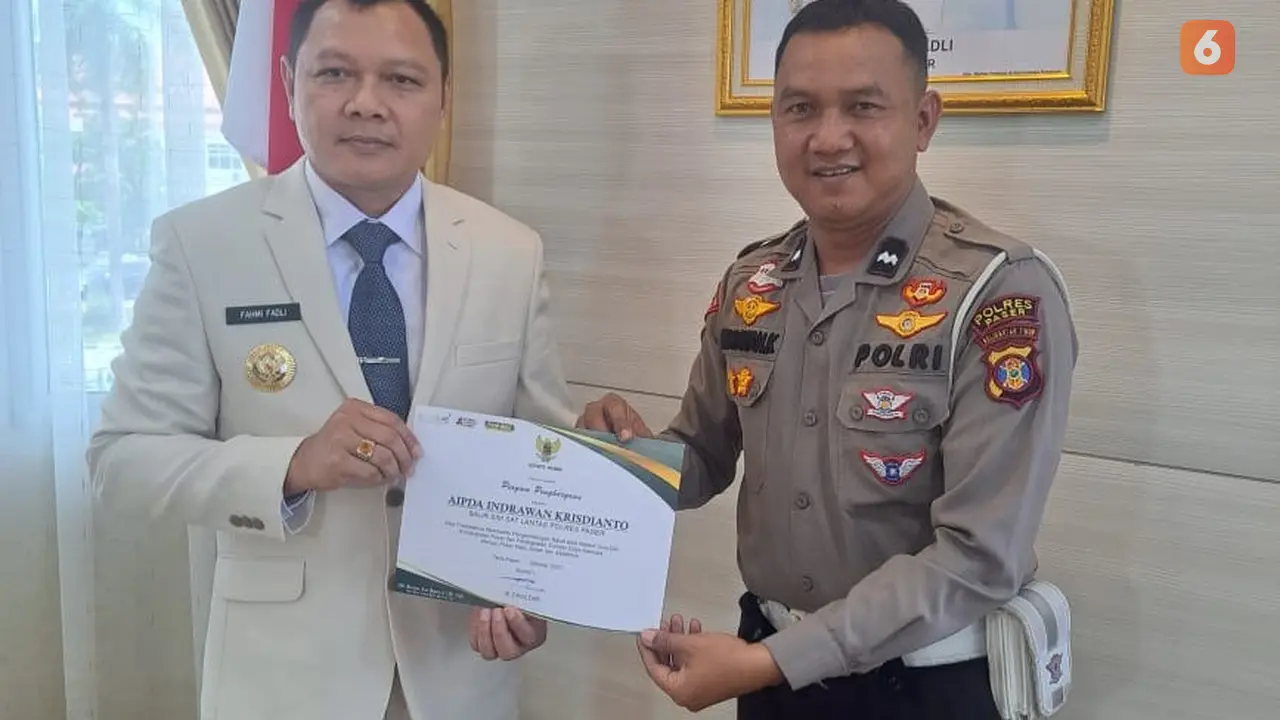 Polisi Dapat Penghargaan