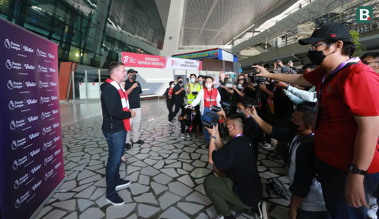 Selama berada di Indonesia, Owen juga akan melakukan kegiatan mulai dari acara bersama media dan fans, serta maupun komunitas. (Bola.com/M Iqbal Ichsan)