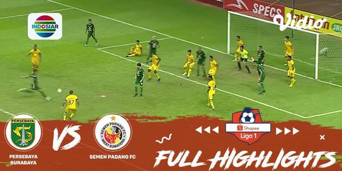 VIDEO: Highlights Liga 1 2019, Persebaya Vs Semen Padang 1-1