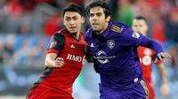 Mantan bintang AC Milan Kaka kembali menunjukkan ketajaman saat membela Orlando City SC melawan Toronto FC pada Rabu (3/5/2017). (dok. Orlando City SC)