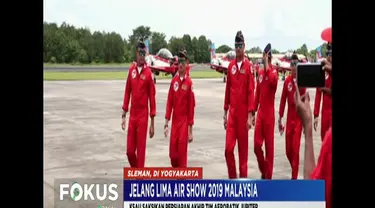 Persiapan akhir tim ini di Landasan Udara Adi Sucipto, Yogyakarta, pada Selasa siang, disaksikan Kepala Staf TNI AU Marsekal TNI Yuyu Sutisna.