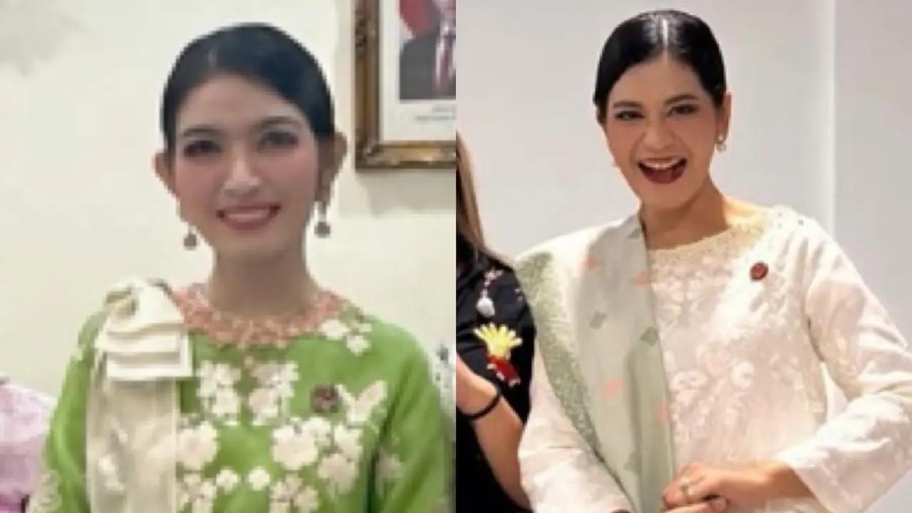 Selvi Ananda dan Kahiyang Ayu saat buka puasa bersama
