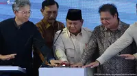 Presiden Prabowo Subianto meresmikan Kawasan Ekonomi Khusus (KEK) Industropolis Batang, Kamis (20/3/2025). ( Foto: tangkapan layar Youtube Sekretariat Presiden)