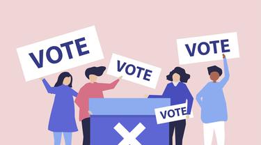 Ilustrasi Kampanye Pemilu Pilkada Pilpres (Freepik/Rawpixel)
