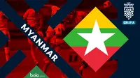 Piala AFF 2018 Timnas Myanmar (Bola.com/Adreanus Titus)