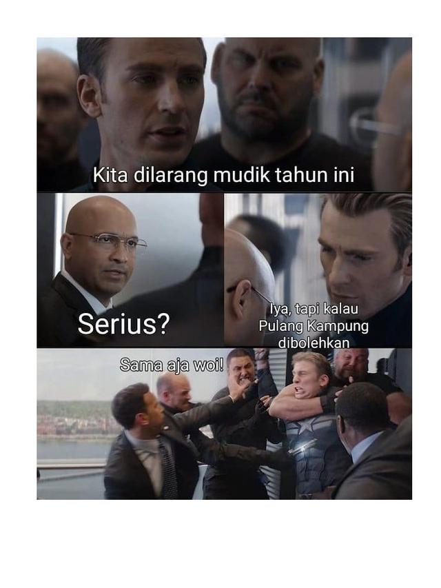 8 Meme Kocak Mudik Lebaran Ini Bikin Senyum Kecut