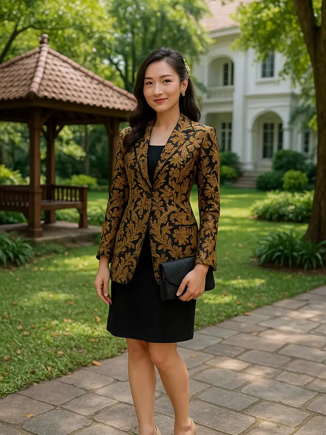 Outer Batik Lengan Panjang Kekinian