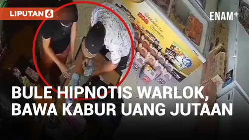 VIDEO: Kacau! Bule di Bali Nekat Hipnotis Pegawai Toko Makanan