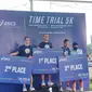 Pandu Winata juara pertama lari time trial 5k