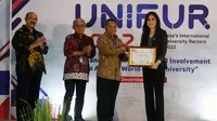 Unesa menggelar Unesa’s International Forum of University Rectors (UNIFUR) 2022. (Dian Kurniawan/Liputan6.com)