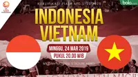 Piala AFC U-23: Indonesia U-23 vs Vietnam U-23. (Bola.com/Dody Iryawan)