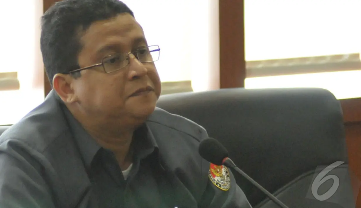 Muhammad menegaskan, perbuatan Barnabas yang tertangkap basah bermain judi di kantor Bawaslu sudah mencoreng nama baik institusinya, Jakarta, Senin (2/9/2014) (Liputan6.com/Panji Diksana)
