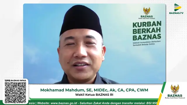 Wakil Ketua BAZNAS Mokhamad Mahdum