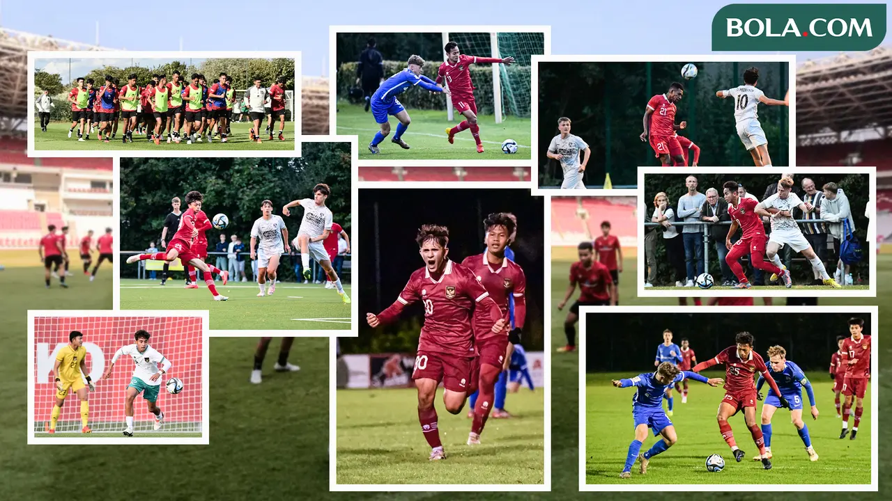 Kolase - Uji Coba Timnas Indonesia U-17 selama TC di Jerman