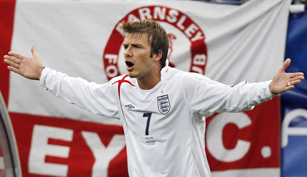 2. David Beckham - Inggris (AFP/Michael Urban)