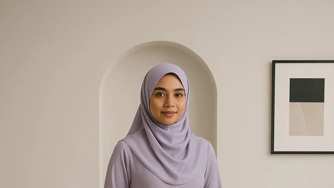 7 Inspirasi Gamis Warna Pastel untuk Kulit Sawo Matang, Tampil Cerah Alami dan Makin Pede