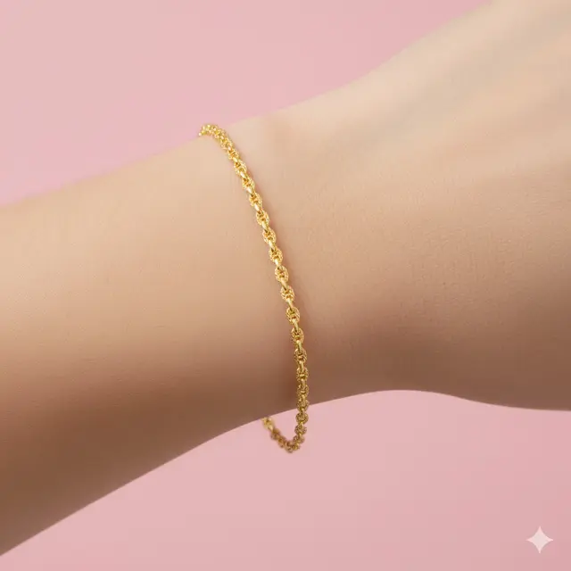 Model Gelang Emas Tipis 2 Gram 22 Karat untuk Dipakai Harian. Gemini