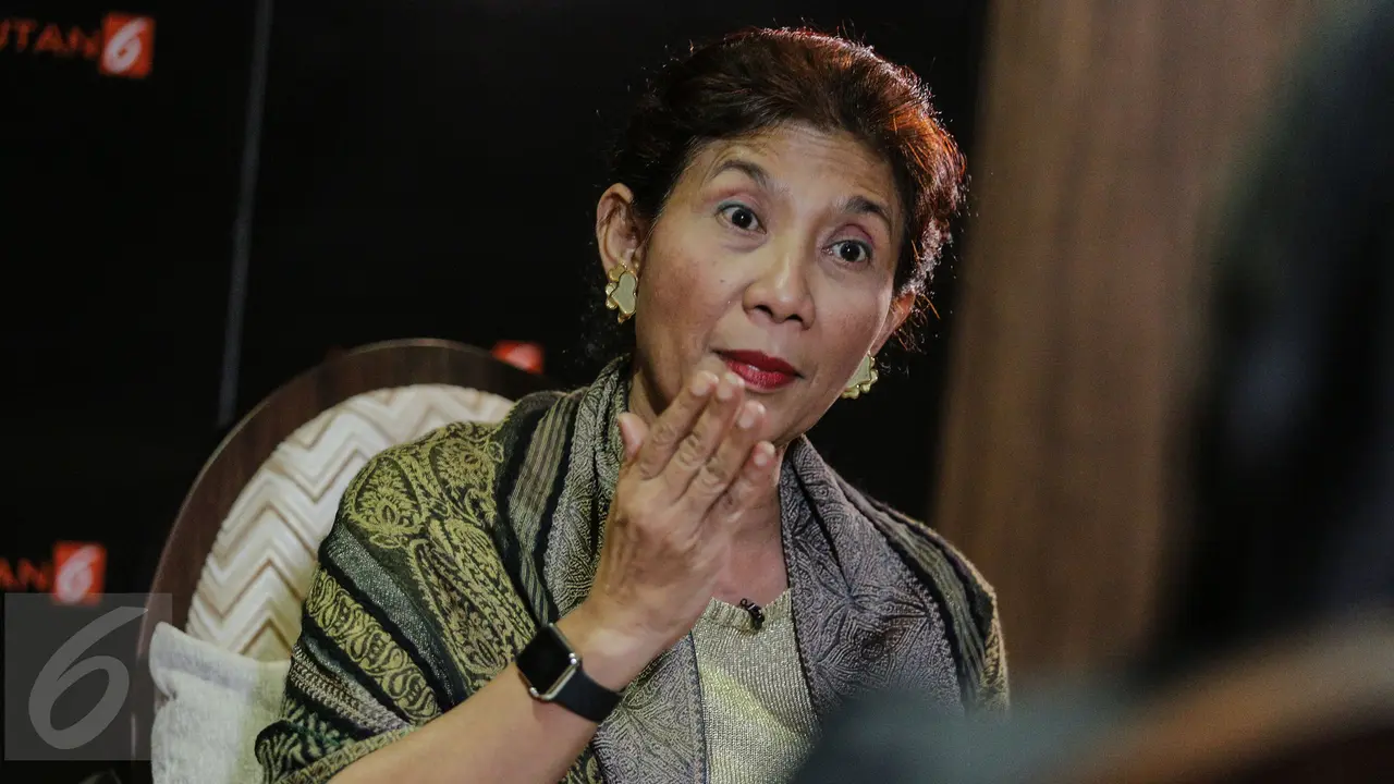 20150625_WAWANCARA EKSLUSIF LIPUTAN6.COM DENGAN MENTERI KELAUTAN DAN PERIKANAN SUSI PUDJIANTI_Jakarta_Susi Pudjiastuti 1
