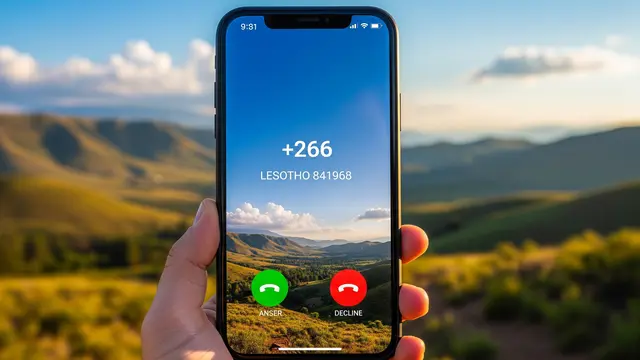 Telepon +266 Kode Negara Mana