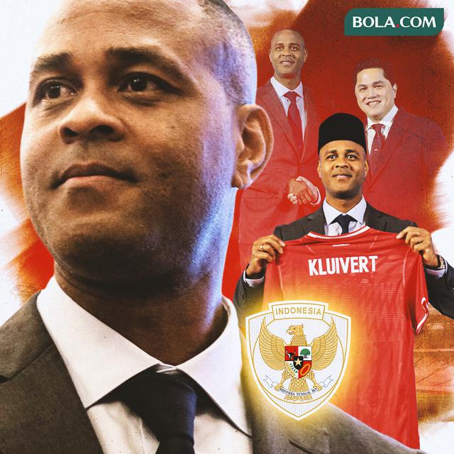 Timnas Indonesia - Ilustrasi Patrick Kluivert Pas Perkenalan