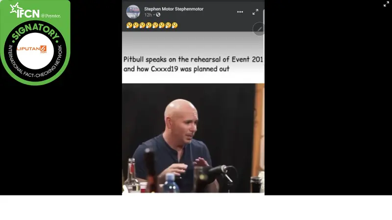 Klaim Pitbull sebut covid-19 agenda terencana