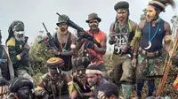 Teror Warga, Kelompok Sparatis di Papua Sebarkan Foto Bersama Jasad Korbannya (Foto: Dok TNI)