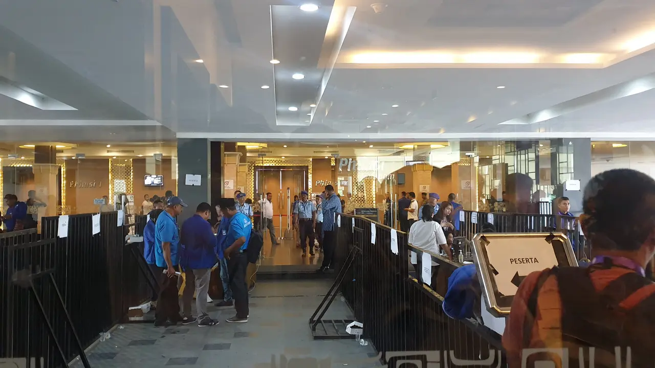 Suasana di Kongres PAN di Kendari, Sulawesi Tenggara.