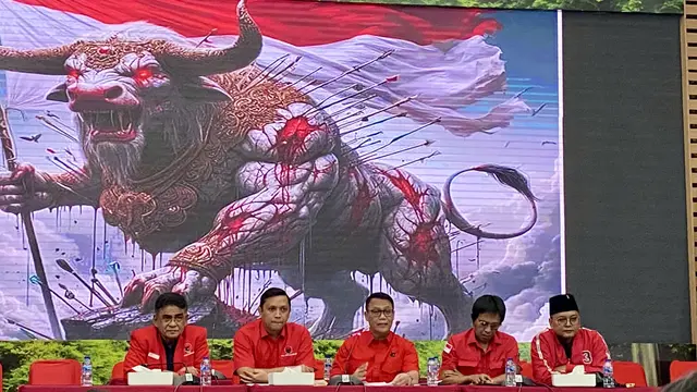 Juru Bicara DPP PDIP Ahmad Basarah di Gedung DPP PDIP, Jakarta, Selasa (25/2/2025).