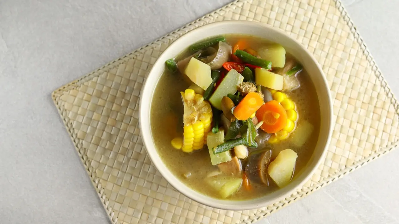 ilustrasi sayur lodeh