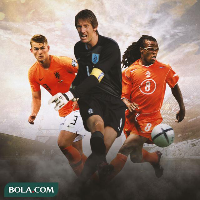 Ilustrasi - Matthijs de Ligt, Edwin van der Sar, Edgar Davids