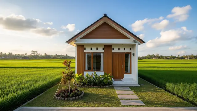 Rumah 6x9 dengan Ruang Tengah Multifungsi