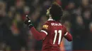 2. Mohamed Salah (Liverpool) - 19 Gol (1 Penalti). (AFP/Oli Scarff)