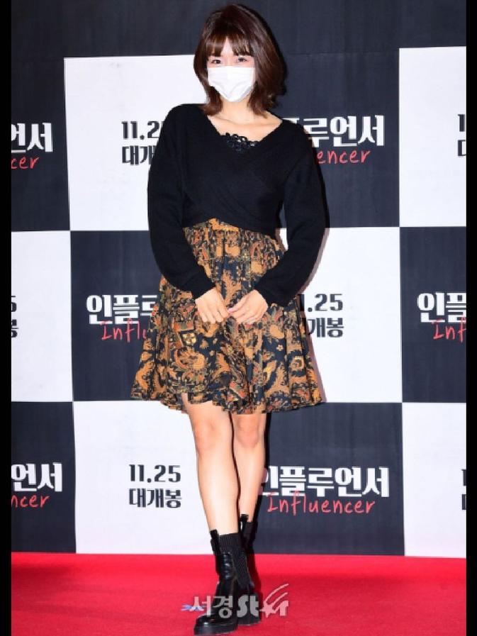 YouTuber Indonesia, Sunny Dahye, di karpet merah premier film Influencer di Korea Selatan. (dok. Instagram @sunnydahye/https://www.instagram.com/sunnydahye/?hl=en)