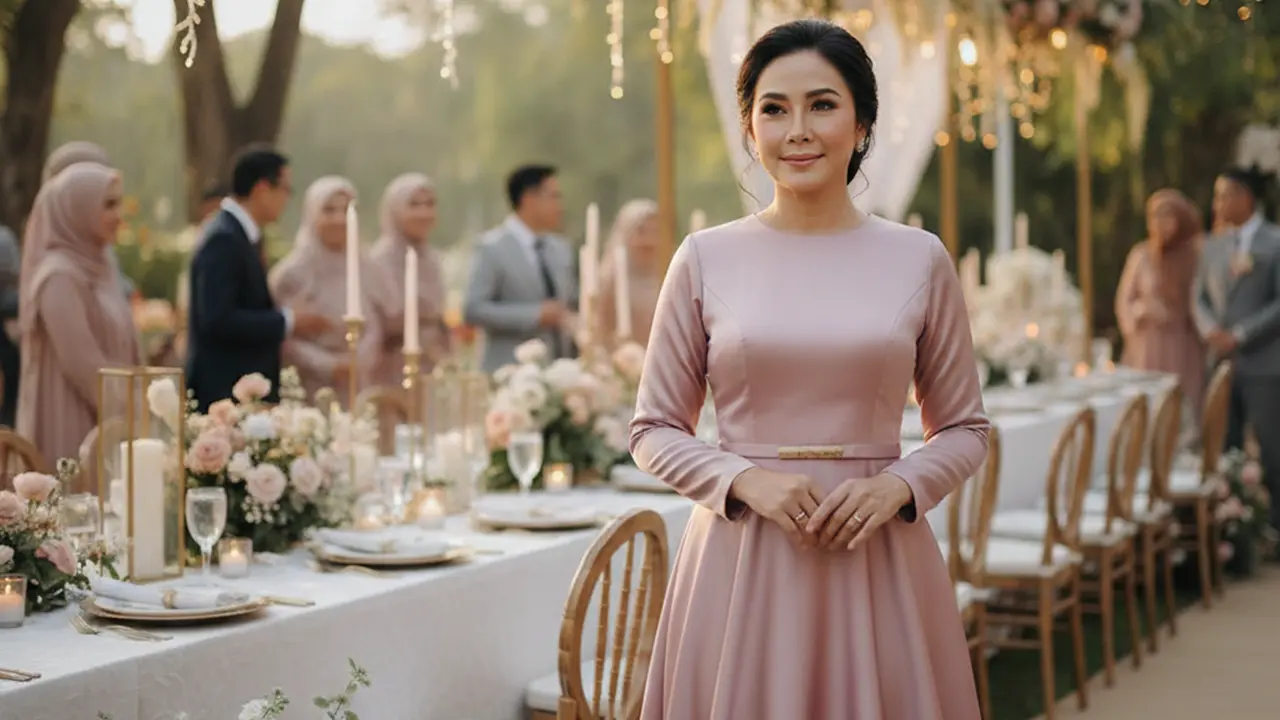 Model Baju Bridesmaid Emak Emak