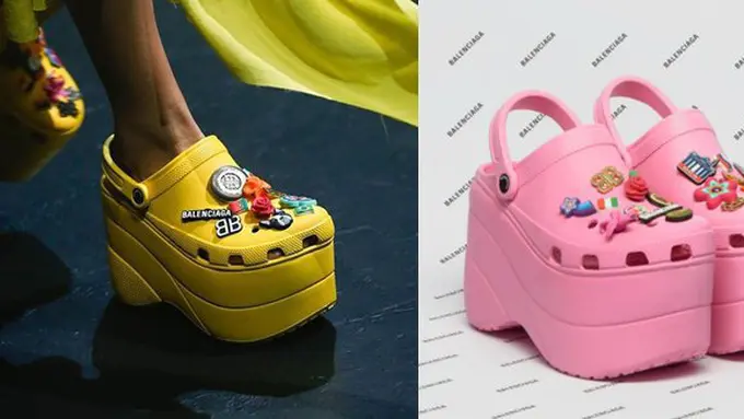 Balenciaga meluncurkan koleksi sepatu model Crocs/copyright: balenciaga&instagram/thismyfashion