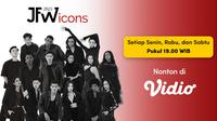 JFW 2023 Icons web series suguhkan perjalanan 16 finalis memperebutkan gelar the next Jakarta Fashion Week Icons. (Dok. Vidio)