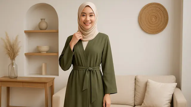 7 Model Gamis Abaya Remaja Terbaru agar Terlihat Muda dan Stylish