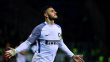 Mauro Icardi layak dihargai Rp 3 triliun? . (AFP / ALBERTO PIZZOLI)