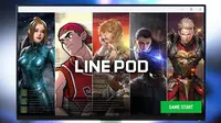 Platform gaming baru Line Pod yang sudah membuka akses pre-registrasi. (Sumber: Line)