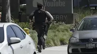 Penembakan terjadi di markas YouTube di San Bruno, California, Amerika Serikat pada Selasa 3 April 2018. (JEFF CHIU / AP)