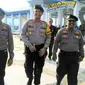 Ulah Kapolres Bombana  AKBP Andi Adnan Syafruddin mengizinkan dua orang pejabat utama Kabupaten Bombana memakai seragam anggota Polri membuat Kapolda Sulawesi Tenggara, Brigjen Pol Iriyanto bereaksi. (Liputan6.com/Ahmad Akbar Fua)