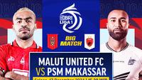 Jadwal big match BRI Liga 1 antara Malut United vs PSM di Vidio. (sum. doc. vidio.com)