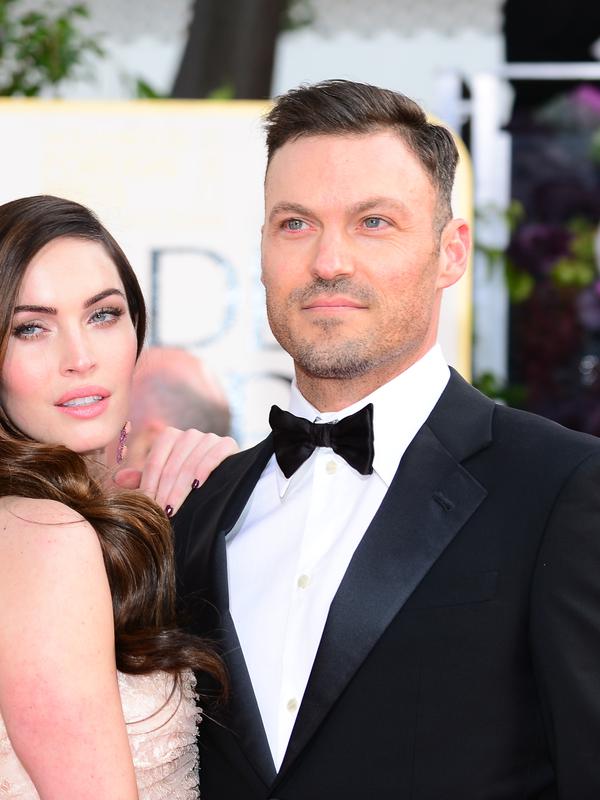 Kabar baik datang, Meghan Fox akhirnya batal gugat cerai Brian Austin dan mereka kembali menunjukan kemesraannya didepan publik. (AFP/Bintang.com)