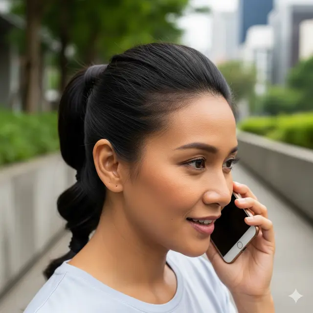 Model Rambut Ibu-Ibu yang Rapi Meski Cuma Ikat Cepat