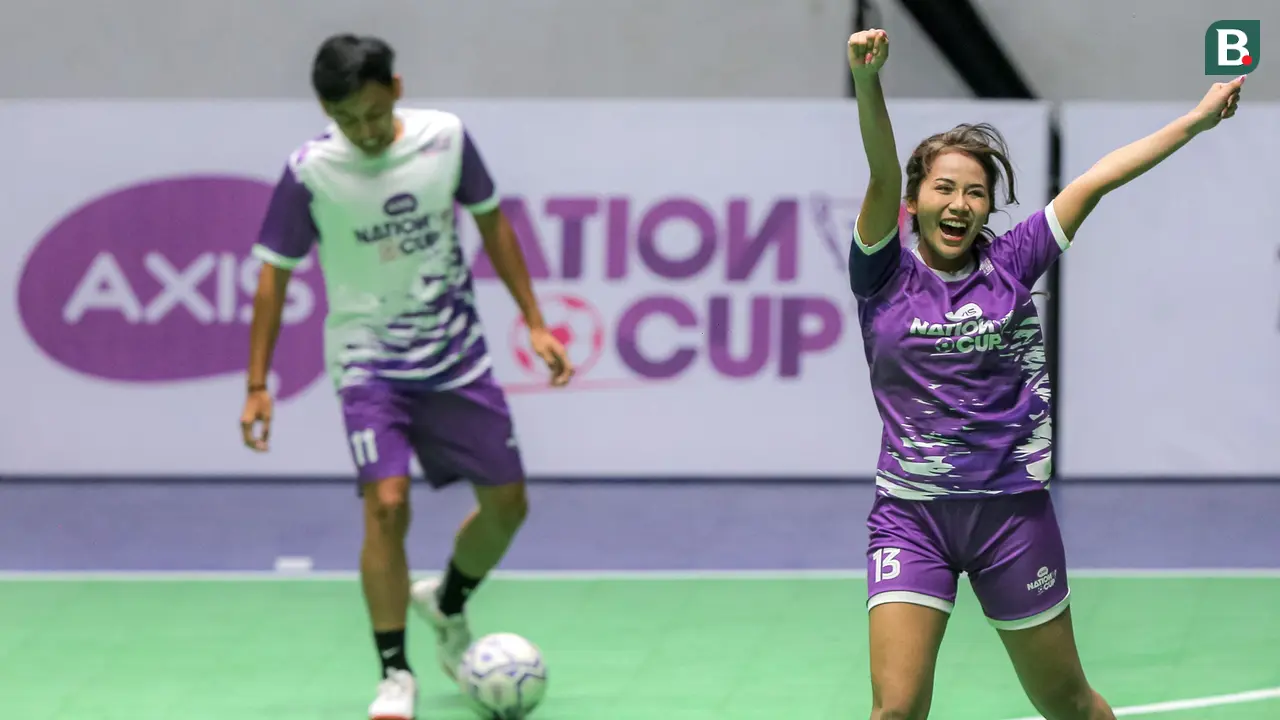 Foto: Melihat Keseruan Tim Shafira Melawan Tim Vonzy di Fun Match AXIS Nation Cup 2023